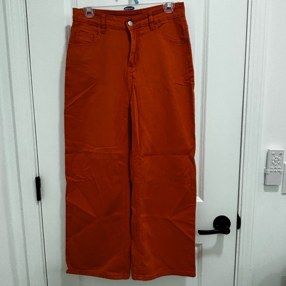100% Cotton Orange Barrel Jeans Wide Leg High Rise